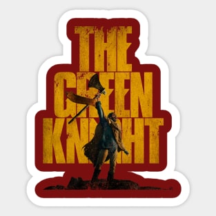 Green Knight Vintage Sticker